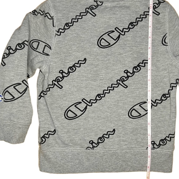 Champion Boys Size 5 Gray Pullover Sweater Champion Gray sweater - Picture 6 of 8